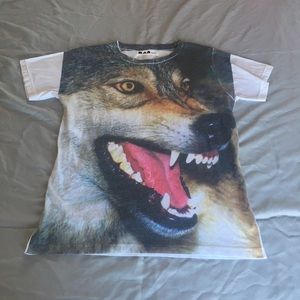 Realistic wolf t-shirt